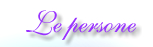 Le persone